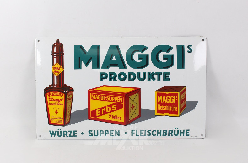 Blechschild "Maggi" emailliert