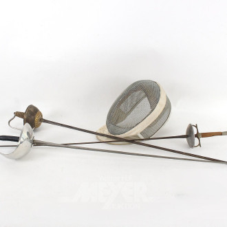 3 Fechtwaffen  "Degen"