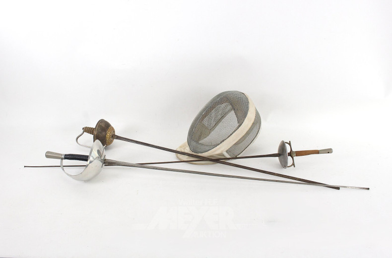 3 Fechtwaffen  "Degen"