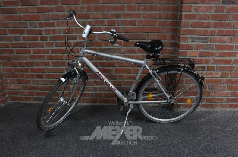 Herrenfahrrad, silberfarben