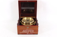 Schiffs-Chronometer, Messing im Mahagonigehäuse, MATTHEW NORMAN