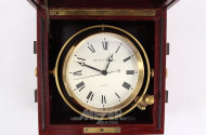Schiffs-Chronometer, Messing im Mahagonigehäuse, MATTHEW NORMAN