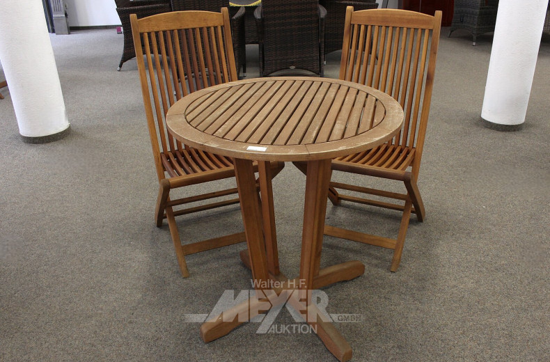 Balkon-Sitzgruppe, best. aus: