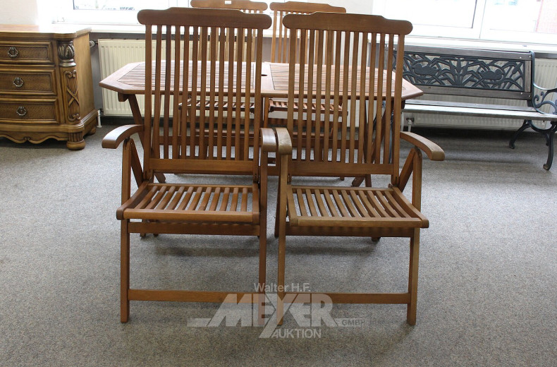 Garten-Tischgruppe, best. aus: