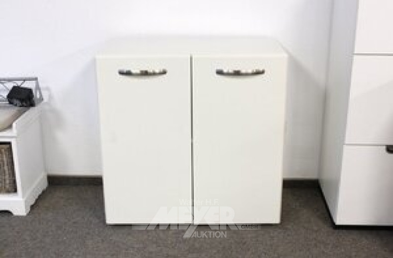 kl. Aktenschrank, weiß