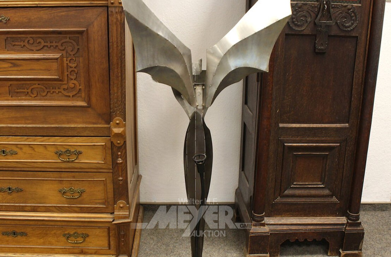 Stehlampe 'stilisierter Engel'