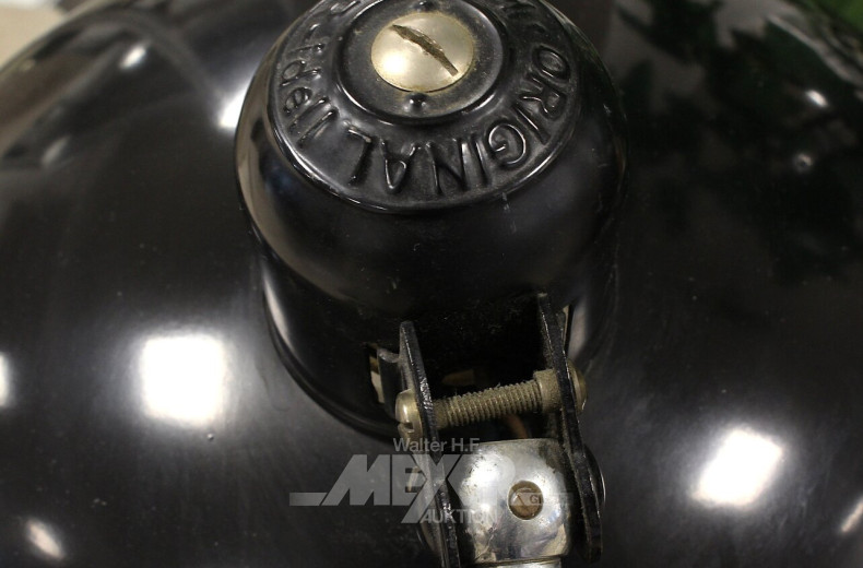 Vintage-Tischlampe, schwarz