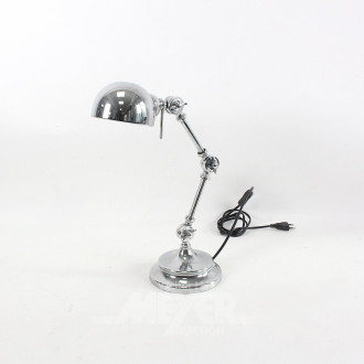Tischlampe, Chrom , höhenverstellbar