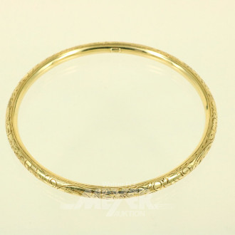 Armreif mit floralem Muster