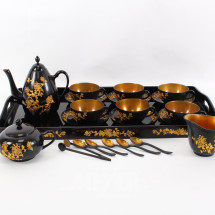 Los 487: asiat. Teeservice mit Tablett