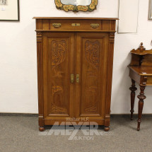 Los 572: Vertiko im Jugendstil mit floraler Schnitzerei