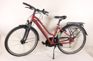 Damenfahrrad, rotbraun, 45 Zoll