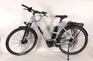 E-Bike, Tiefeinstieg, silberfarben