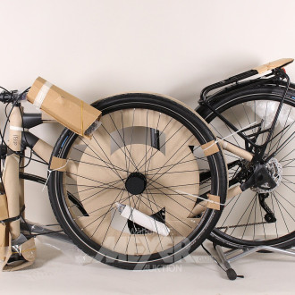 Herrenfahrrad, schwarz matt, 28 Zoll