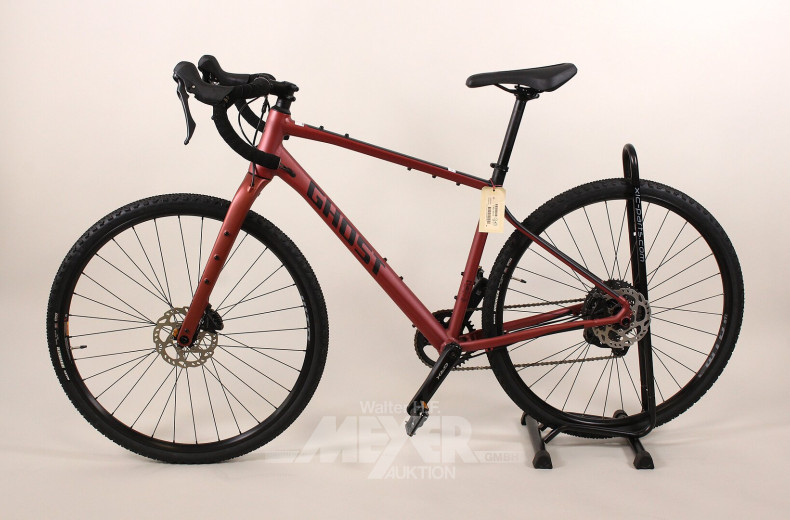 Gravelbike, Aluminium, rot, 28 Zoll, Rahmen 48 cm