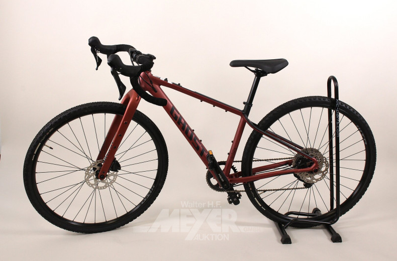 Gravelbike, Aluminium, rot, 28 Zoll, Rahmen 41cm