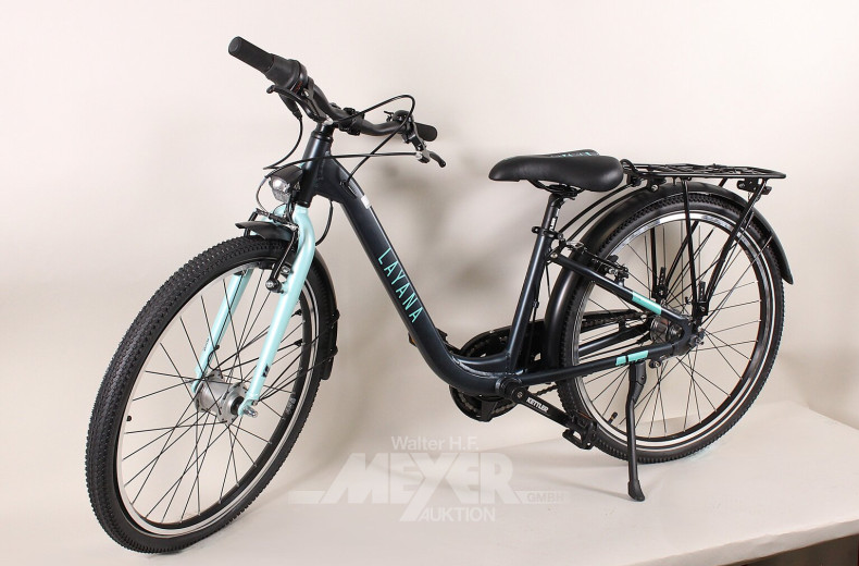 Jugendfahrrad, petrol, 24 Zoll