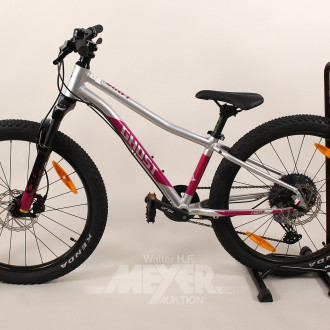 Jugend-Fahrrad, silberfarben, 24 Zoll, Rahmen 30 cm