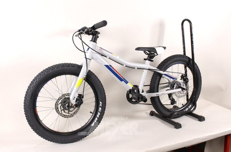 Kinder-Mountainbike, hellgrau