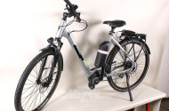 E-Bike, Tiefeinstieg, silberfarben