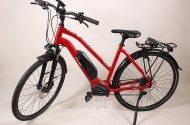 Damen-Trekking-E-Bike, rot, 50 Zoll