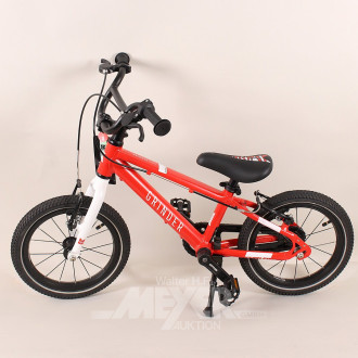 Kinder-Fahrrad, rot,