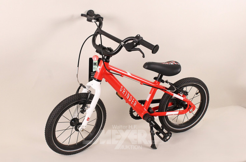 Kinder-Fahrrad, rot,