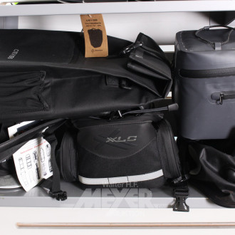 8 Posten div. Fahrrad- und Satteltaschen