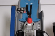 Fahrrad-Kindersitz, grau-blau