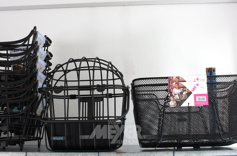 22 Posten div. Fahrradkörbe, versch. Hersteller