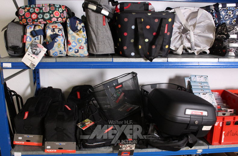 umfangr. Posten Fahrradtaschen und -körbe, versch. Hersteller ca. 45 Stück