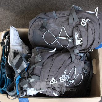 10 Posten Fahrrad- und Trinkrucksäcke