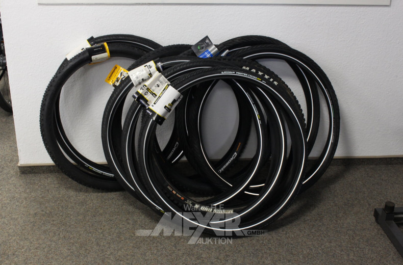 gr. Posten Fahrradreifen, -mäntel, -schläuche