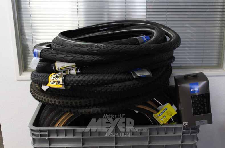 gr. Posten Fahrradreifen, -mäntel, -schläuche