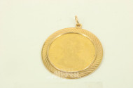 Anhänger mit Goldmünze Österreich 4 Dukaten Franz Joseph I. 1915 NP