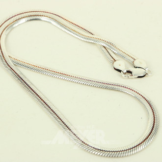 Fischgrät-Halskette in 925er Silber