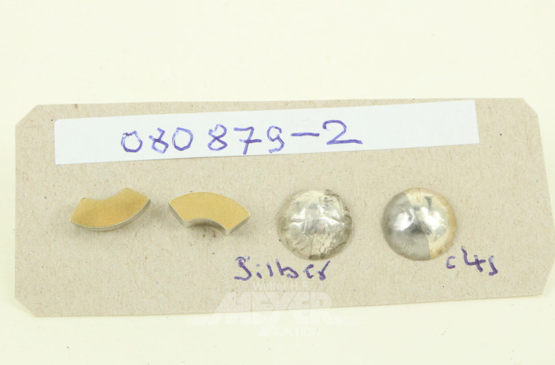 2 Paar Ohrstecker in 925er Silber