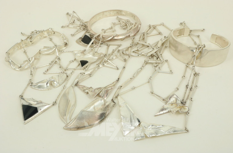 12 12 Teile Silberschmuck von Lapponia in 925er SIlber