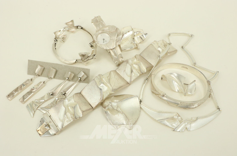 10 10 Teile Silberschmuck von Lapponia in 925er SIlber