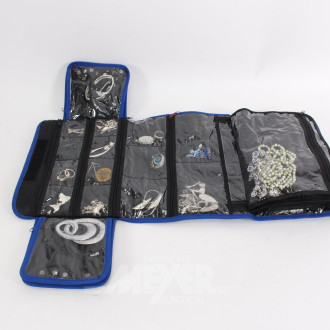 Kollektionstasche mit Mode- und Silberschmuck, u.a. Senso di Donna u. LAPPONIA in 925er Silber