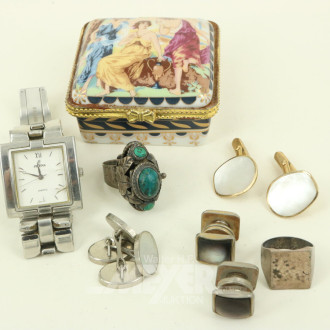 Posten Silber- und Modeschmuck, u.a.