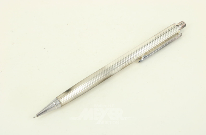 Feinminenbleistift in 925er Silber im Etui