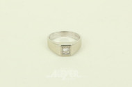 Solitärring mit Brillant von ca. 0,3 ct