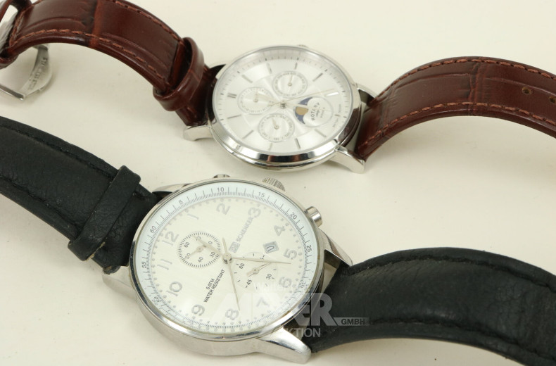 2 Herrenarmbanduhren