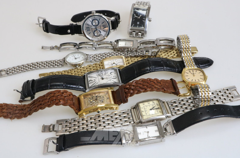 Konvolut Armbanduhren, u. a. Dyrberg/Kern u. Emporio Armani