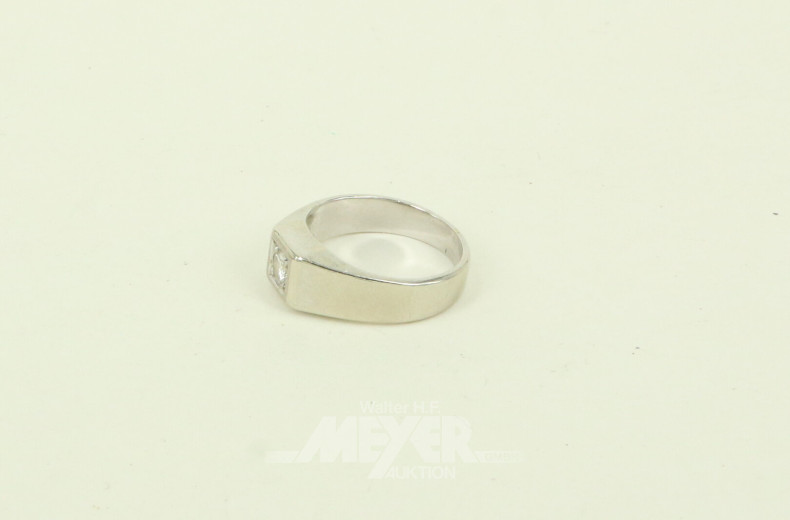 Solitärring mit Brillant von ca. 0,3 ct