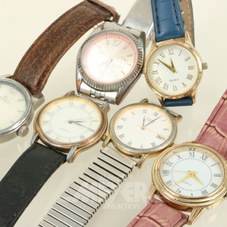 Konvolut versch. Armbanduhren, etc.