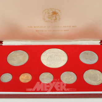 Münzsatz Liberia 1978