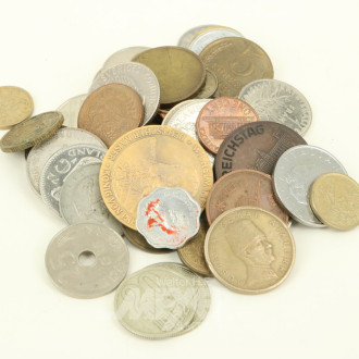 Kl. Konvolut Kleinmünzen, div. Ausgabeländer