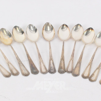 12 dekorative Teelöffel